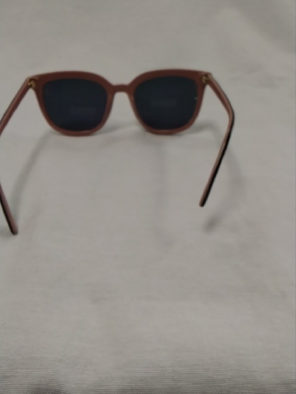 Prada Black Frame Sunglasses with Pink Temples - Picture 2 of 6